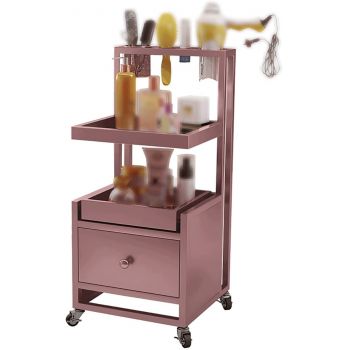 Stylish Rolling Storage Cart Salon Trolley 